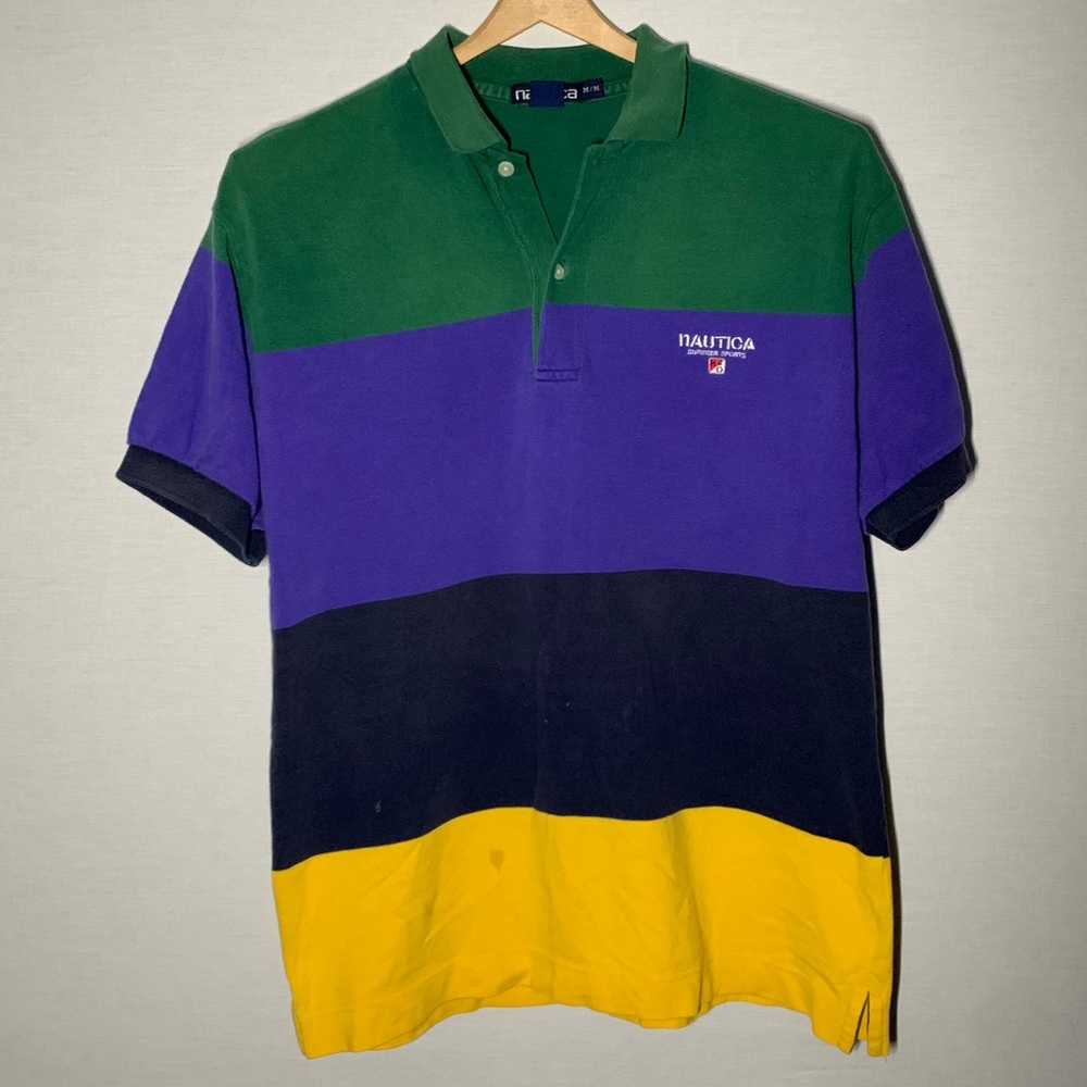 Vintage Nautica Summer Sport Polo Shirt
